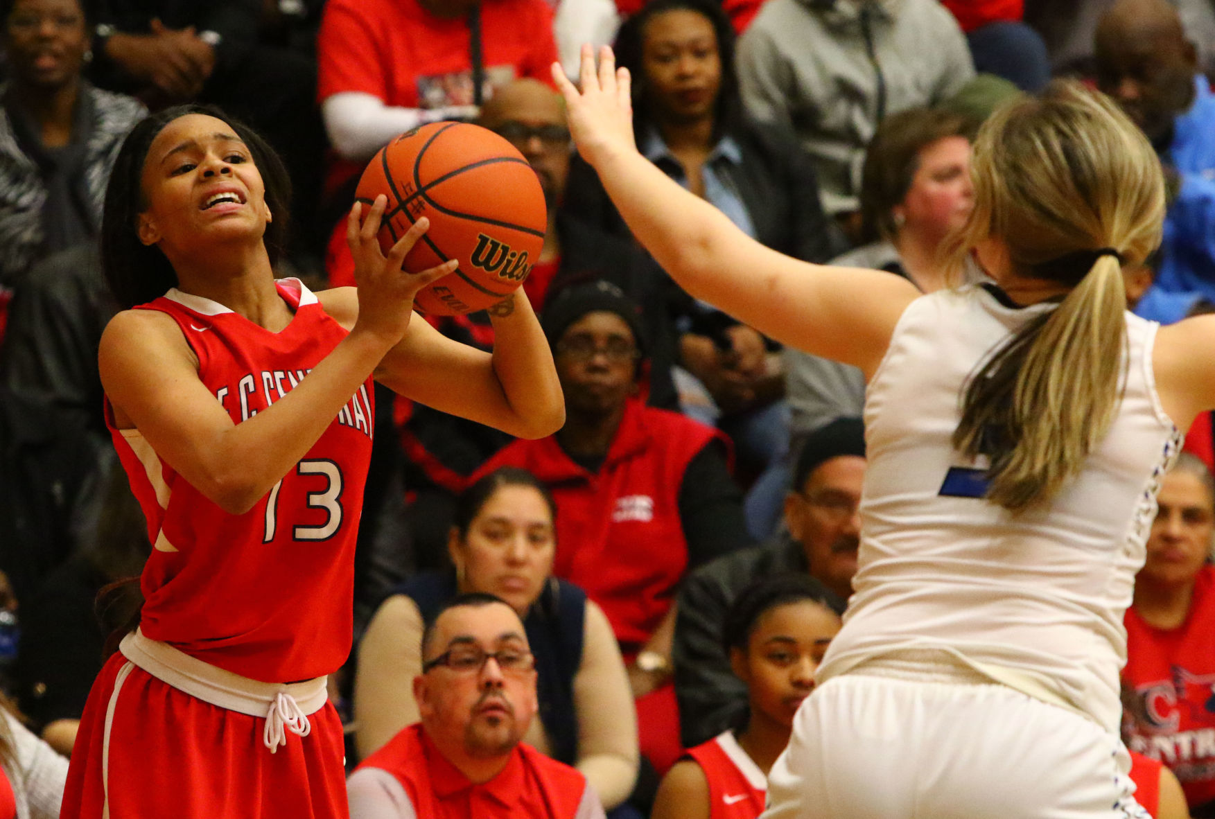 Gallery: Girls Basketball Sectional Finals - E.C. Central vs. Lake Central